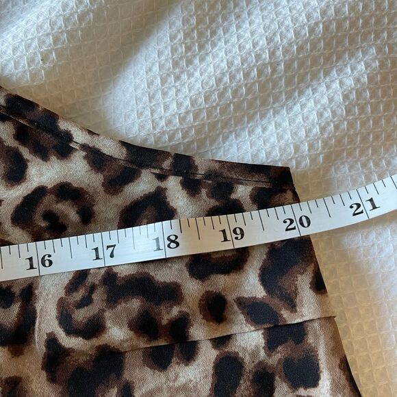 Paper Crane (Anthropologie) Animal Print Women’s Spaghetti Strap Camisole • L - Picture 8 of 9